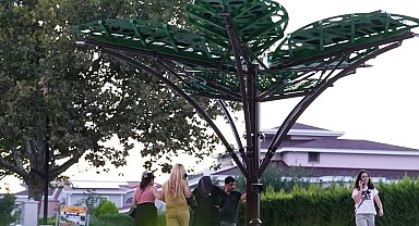 Denizli'de 'Solar Ağaç' kent yaşamıyla buluştu