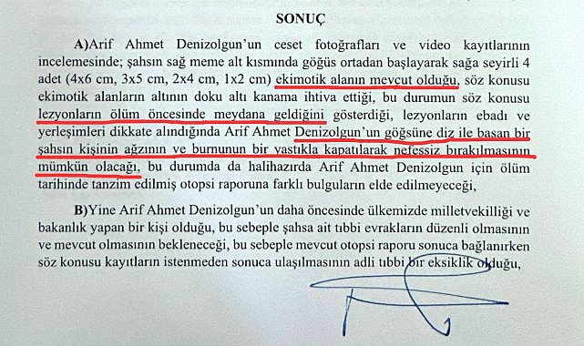 Denizolgun'un ölümünde şüpheler derinleşti: 10 yıl sonra kritik rapor