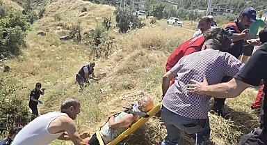 Dere yatağına yuvarlanan yaşlı adam dron ve iz takip köpekleri sayesinde bulundu