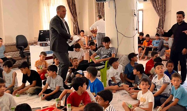 Dicle'de Kur'an kursu öğrencileri gençlik merkezinde bir araya geldi