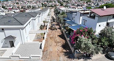 Didim Belediyesi Akbük'te yol yapım çalışmalarını genişletiyor