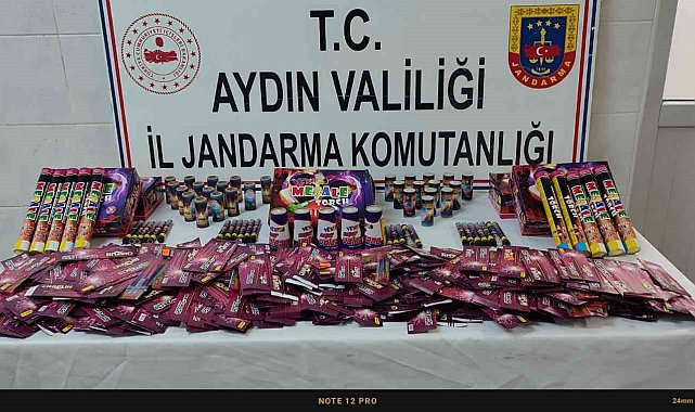 Didim'de işletmede 4 bin 630 adet yanıcı ve yakıcı madde ele geçirildi