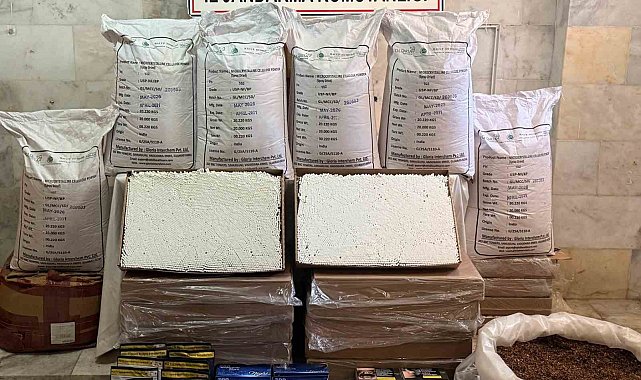 Didim'de sentetik hap imalathanesine baskın