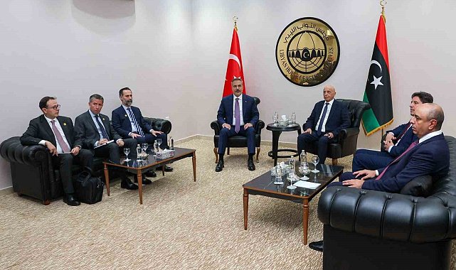 Dışişleri Bakanı Fidan, Temsilciler Meclisi Başkanı Salih ile bir araya geldi