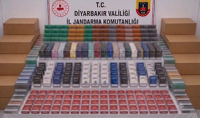 Diyarbakır'da çok sayıda gümrük kaçağı ürün ele geçirildi