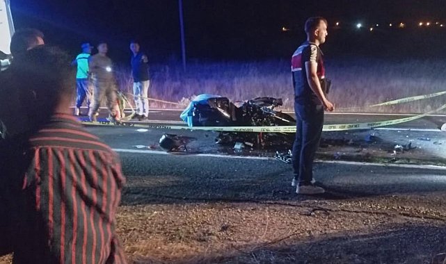 Diyarbakır'da motosiklet iş makinesine arkadan çarptı: 1 ölü