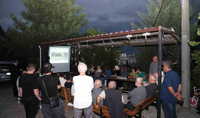 Dönüşüm projesi bölge sakinlerine tüm detaylarıyla anlatılıyor