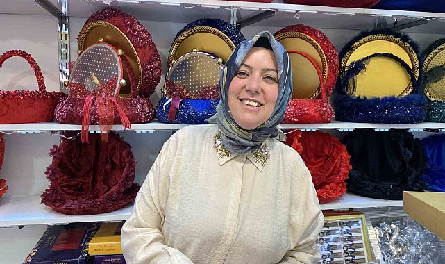 Düğün sezonu açıldı, kına eşyalarına ilgi arttı