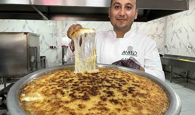 Dünyanın en iyi tatlısı seçilen künefede lezzetin sırrı tescilli tuzsuz künefelik peynirde
