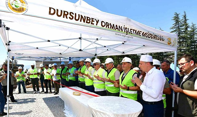 Dursunbey'de orman işletmesine yeni hizmet binası