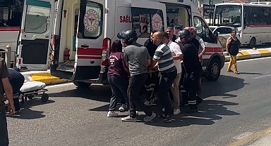 Edirne'de minibüs ile motosiklet çarpıştı: 1 yaralı