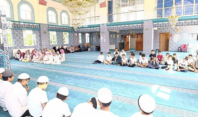 Edremit Şehitlik Camii'nde yaz Kur'an kursları tamamlandı