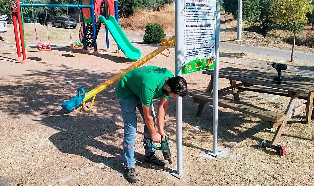 Efeler Belediyesi'nden çocuk parklarında güvenlik mesaisi