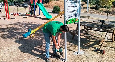 Efeler Belediyesi'nden çocuk parklarında güvenlik mesaisi