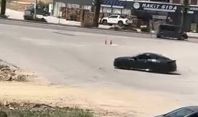 Elazığ'da lüks otomobiliyle drift yapan sürücüye 140 bin lira ceza