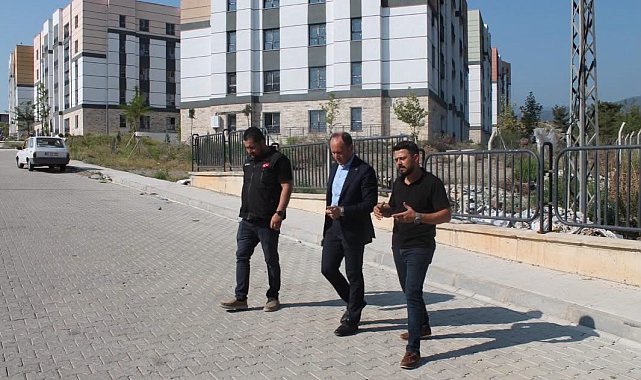 Erzin'de köy evleri ve TOKİ konutlarında inceleme gerçekleştirildi