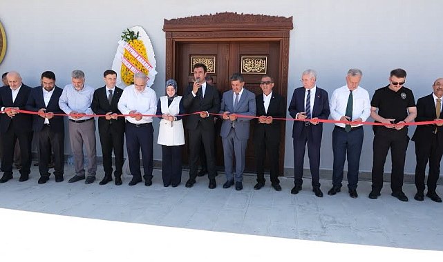 Erzincan'da Kahraman Tanoğlu Camii ibadete açıldı