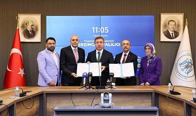 Erzincan'da özel eğitim meslek okulu için imzalar atıldı
