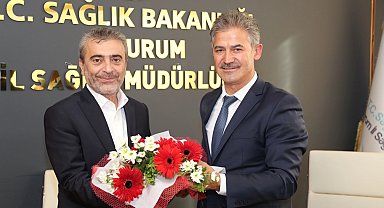 Erzurum İl Sağlık Müdürlüğü'nde bayrak değişimi
