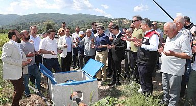Esençay'da 305 hektarlık arazi suya kavuştu