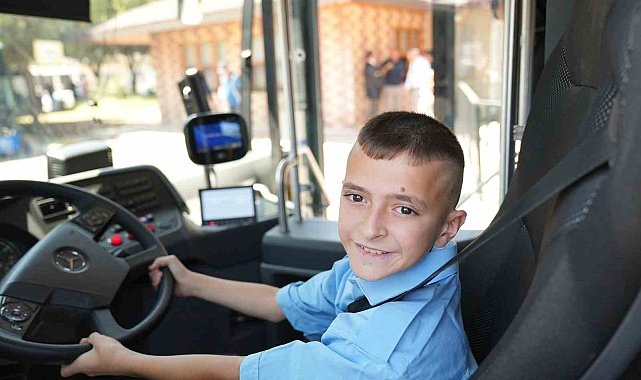 ESHOT, minik Edip'in hayalini gerçeğe dönüştürdü