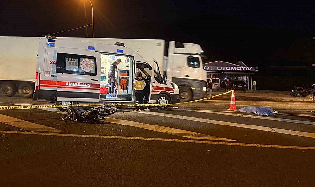 Eski belediye başkanının yeğeni motosiklet kazasında hayatını kaybetti