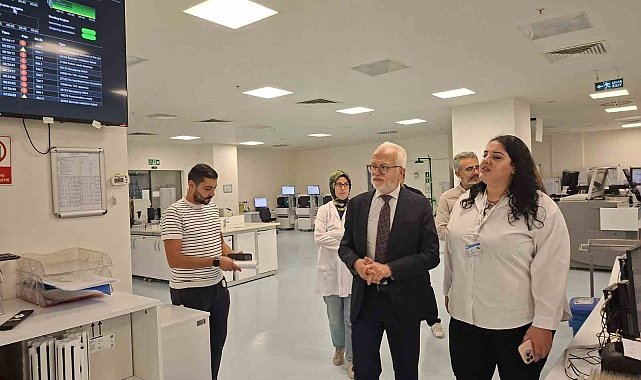 Eskişehir Şehir Hastanesi'nde laboratuvar hizmetleri yerinde incelendi