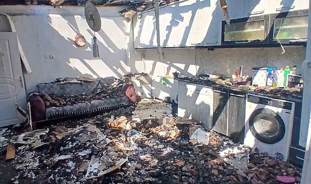 Eskişehir'de müstakil ev çıkan yangında küle döndü