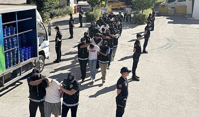 Eskişehir'deki dev uyuşturucu operasyonunda 7 tutuklama