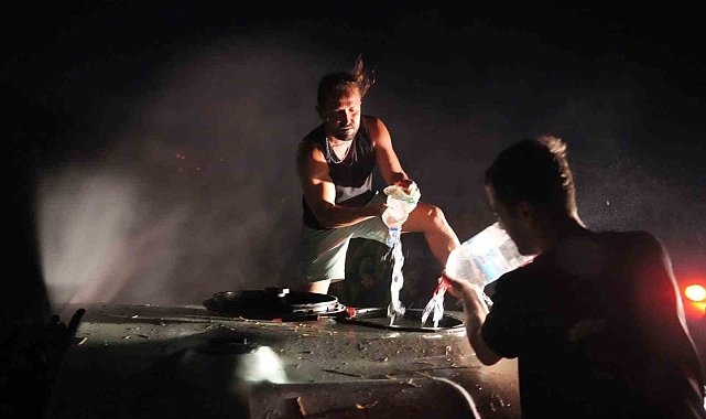 Fethiye'de alevlere karşı insan zinciri