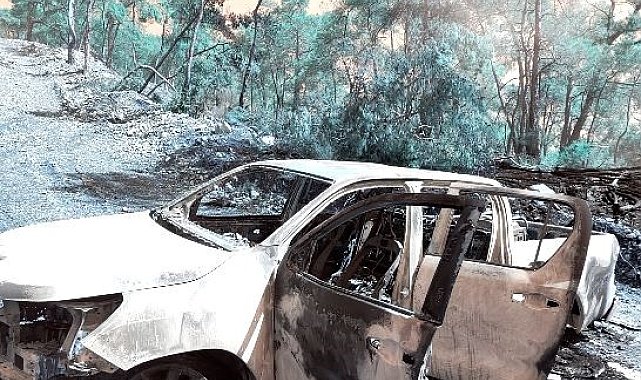 Fethiye'de korkutan yangın: Jeneratörden çıkan alevler ormana sıçradı