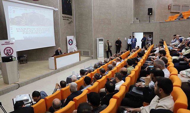 Fırat Üniversitesi'nde "Harput Klasik Kıraat Meclisi Programı" düzenlendi