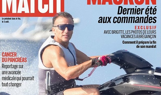 Fransa'da orman yangınları devam ederken, Macron'un jet ski ile fotoğrafı tepki çekti