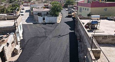 Gaziantep Büyükşehir Belediyesi'nden Araban'a ilk sıcak asfalt