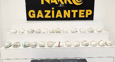 Gaziantep'te 24 kilo uyuşturucu ele geçirildi: 1 gözaltı