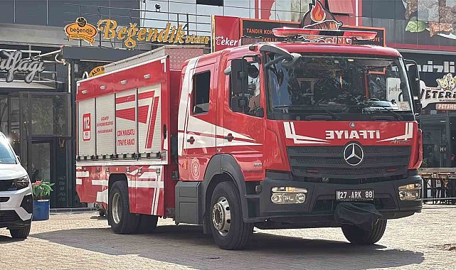 Gaziantep'te lokanta bacasında çıkan yangın söndürüldü