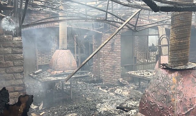Gaziantep'te restoran yangını söndürüldü