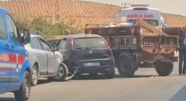 Gaziantep'te zincirleme kaza: 2 yaralı