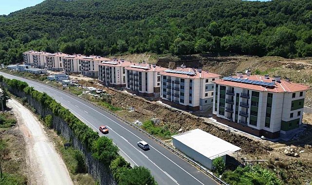 Gölyaka'da 140 TOKİ konutu için çalışmalar sürüyor