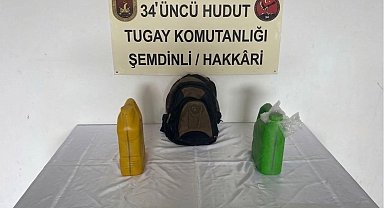 Hakkâri hudut hattında 8 kilo uyuşturucu ele geçirildi