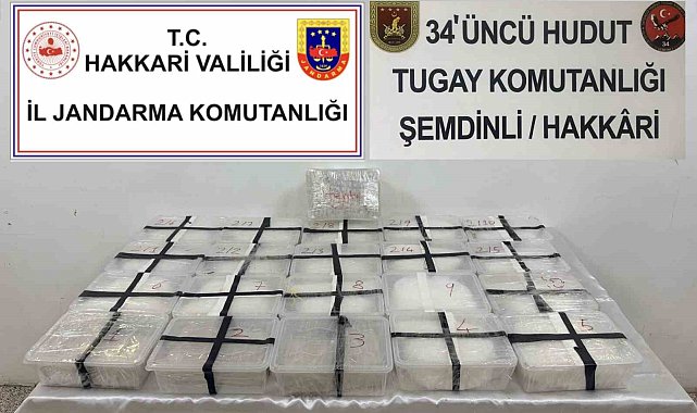 Hakkari'de 2 çuval uyuşturucu ele geçirildi