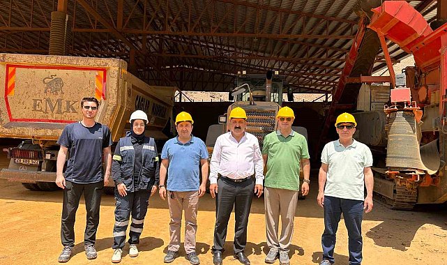 Hakkari'de maden firmalarına ziyaret
