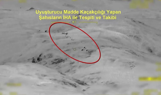 Hakkari'de JİHA destekli operasyonda 253 kilo esrar ele geçirildi