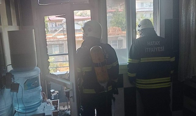 Hassa'da ev yangını büyümeden kontrol altına alındı