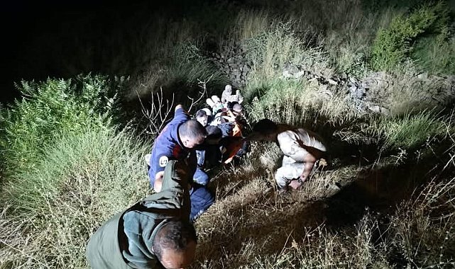 Hassa'da yamaçtan düşen vatandaş kurtarıldı