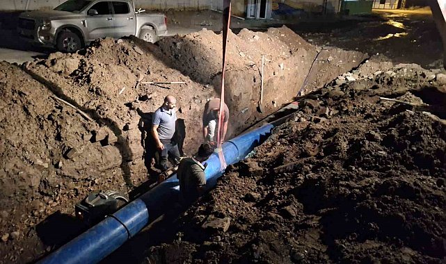 HATSU'dan Payas ana içme suyu hattına hızlı çözüm