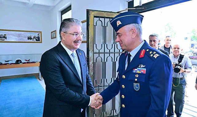 Hava Korgeneral Erdoğan Gür'den Vali Dr. Erdinç Yılmaz'a ziyaret