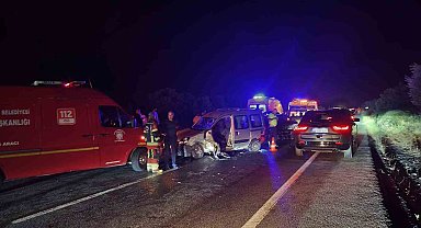 Havran-Balıkesir yolunda feci kaza