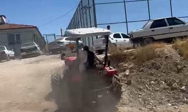 Hayvan otlatma kavgasında can pazarı: Tartıştığı kişilerin üzerine traktör sürdü