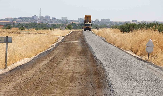 Hilvan'da 5 buçuk kilometrelik yol yenilendi